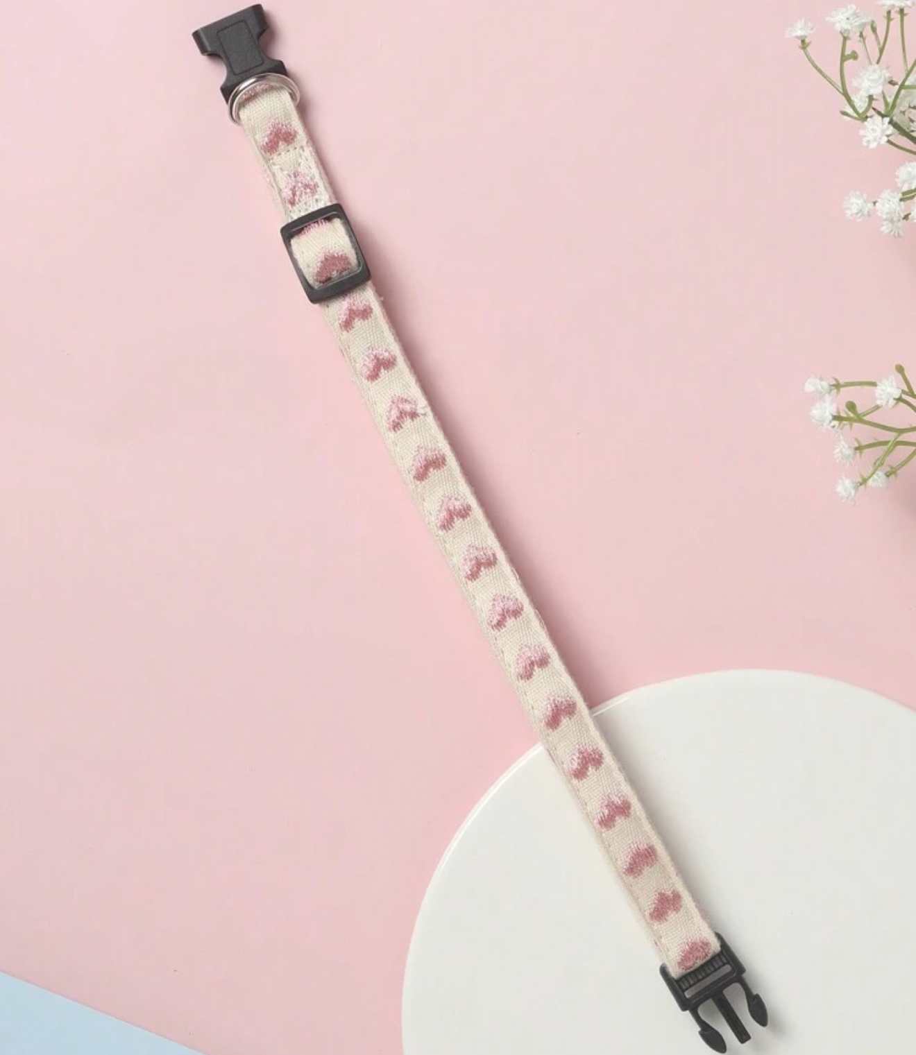 Heart Collar Pink